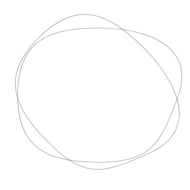 Geometrik dairesel soyut motif, simge, sembol. Radikal, yayılan tasarım elemanı vektörü