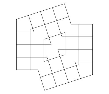 Geometrik ızgara, soyut ayna şeklinde örgü. Örgü, ızgara, çardak desen ögesi