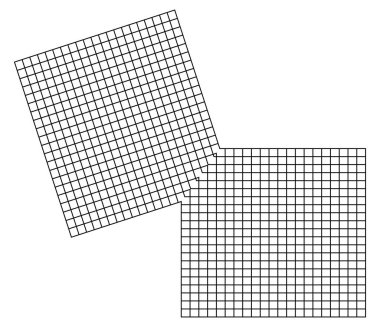 Geometrik ızgara, soyut ayna şeklinde örgü. Örgü, ızgara, çardak desen ögesi