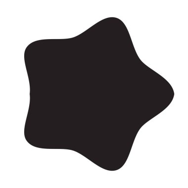 Yıldız simgesi, not, derecelendirme, değerlendirme konseptleri için yıldız sembolü - stok vektör illüstrasyonu, klip- sanat grafikleri