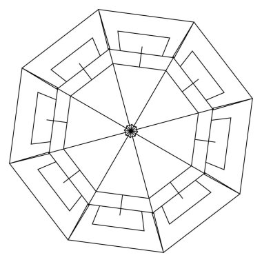 Geometrik soyut simge, sembol motifi