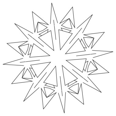 Geometrik soyut simge, sembol motifi