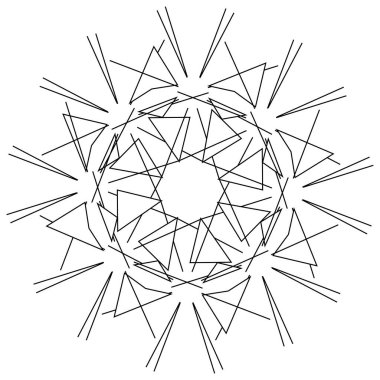 Geometrik soyut simge, sembol motifi