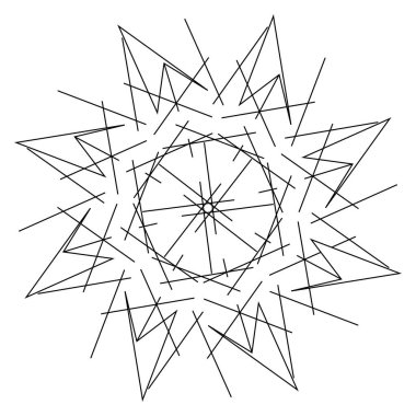 Geometrik soyut simge, sembol motifi