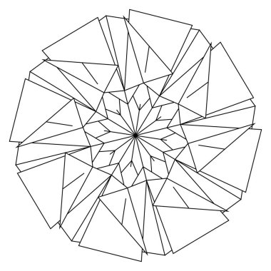 Geometrik soyut simge, sembol motifi