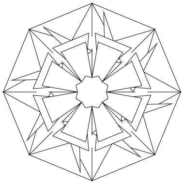 Geometrik soyut simge, sembol motifi