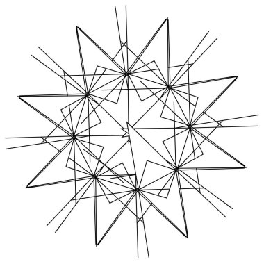 Geometrik soyut simge, sembol motifi