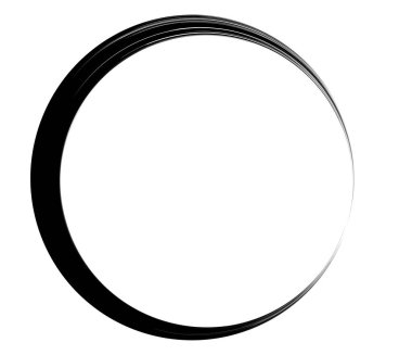 Boya fırçası, boya dairesi elementi - stok vektör illüstrasyonu, klip- sanat grafikleri