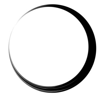 Boya fırçası, boya dairesi elementi - stok vektör illüstrasyonu, klip- sanat grafikleri