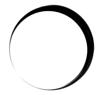 Boya fırçası, boya dairesi elementi - stok vektör illüstrasyonu, klip- sanat grafikleri