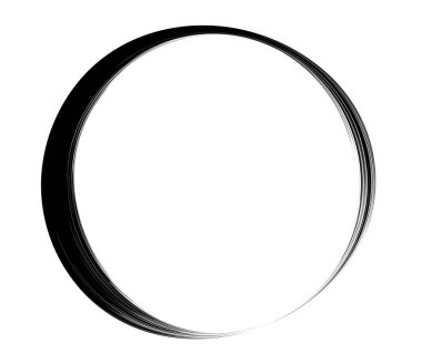 Boya fırçası, boya dairesi elementi - stok vektör illüstrasyonu, klip- sanat grafikleri