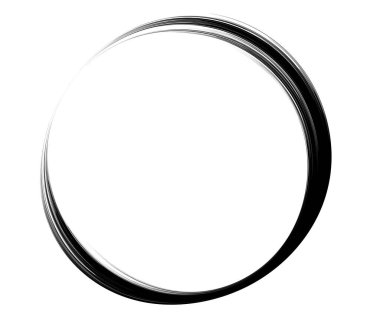 Boya fırçası, boya dairesi elementi - stok vektör illüstrasyonu, klip- sanat grafikleri