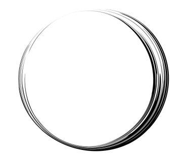 Boya fırçası, boya dairesi elementi - stok vektör illüstrasyonu, klip- sanat grafikleri