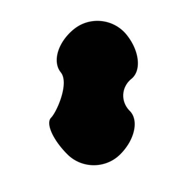 Şekil, sembol, soyut geometriyle simge. Geometrik vektör