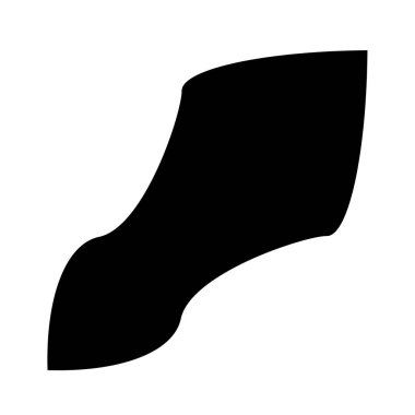 Şekil, sembol, soyut geometriyle simge. Geometrik vektör