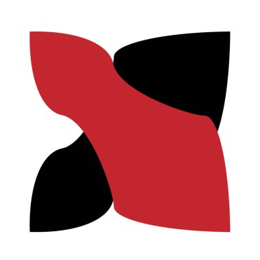 Şekil, sembol, soyut geometriyle simge. Geometrik vektör