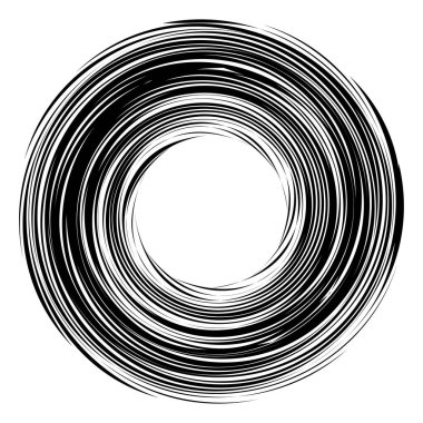 Spiral, girdap, twirl tasarım seti - stok vektör illüstrasyonu, klip-sanat grafikleri