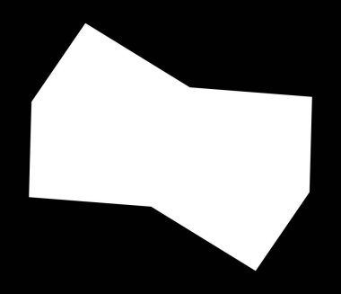 Basit soyut geometrik form (lar), şekil (ler). Rastgele, açısal veteriner tasarım ögesi