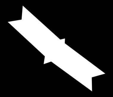 Basit soyut geometrik form (lar), şekil (ler). Rastgele, açısal veteriner tasarım ögesi