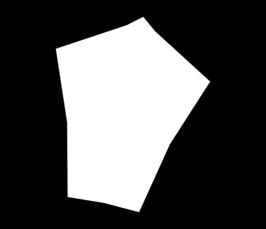 Basit soyut geometrik form (lar), şekil (ler). Rastgele, açısal veteriner tasarım ögesi