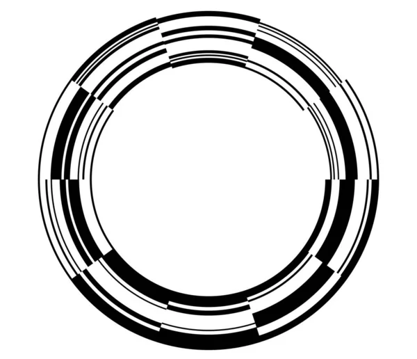 Gui Abstrait Élément Cercle Géométrique Interface Utilisateur — Image vectorielle