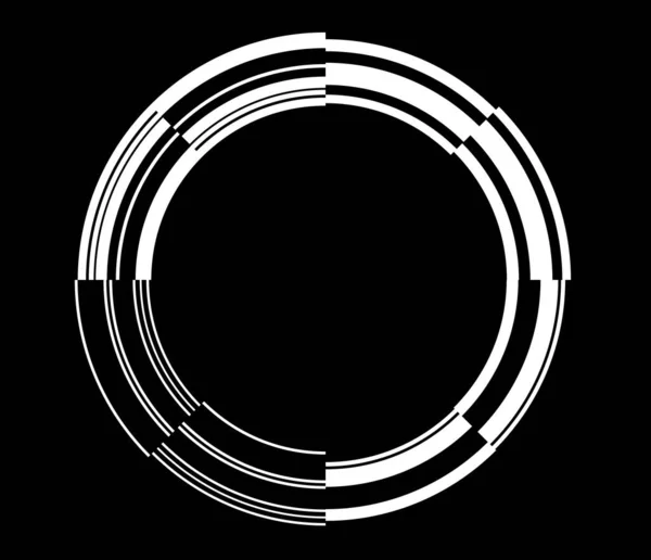 抽象Gui Ui几何圆环元 — 图库矢量图片