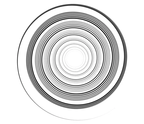 Elemento Diseño Vectorial Abstracto Espiral Remolino Giro Giro Ilustración Vectorial — Archivo Imágenes Vectoriales