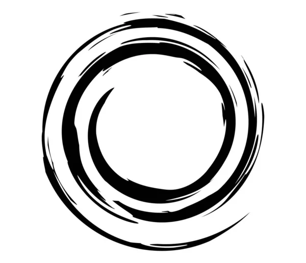 Spirală Vârtej Răsucire Vârtej Element Design Vectorial Abstract Ilustrație Vectorială — Vector de stoc