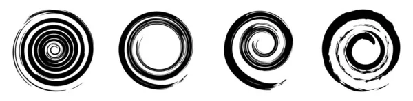 スパイラル 渦の抽象ベクトルデザイン要素 株式ベクトルイラスト クリップアートグラフィック — ストックベクタ