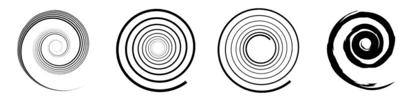 Спіральний Вихровий Вихровий Вихровий Абстрактний Векторний Елемент Дизайну Стокова Векторна — стоковий вектор