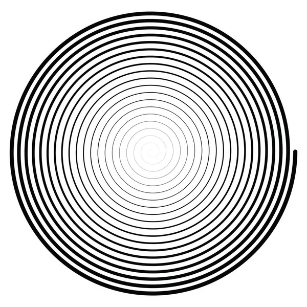 Ärkebiskoplig Spiral Snurra Snurra Virvel Designelement Stock Vektor Illustration Clip — Stock vektor