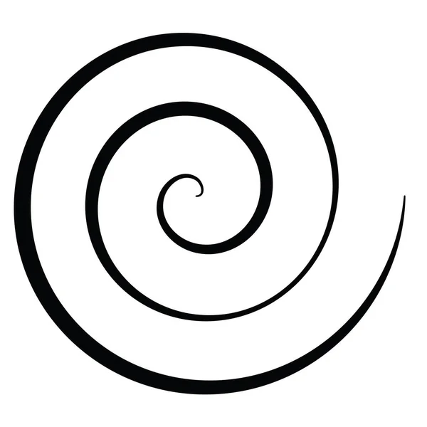 Espiral Arquímedes Remolino Giro Elemento Diseño Giro Ilustración Vector Stock — Archivo Imágenes Vectoriales