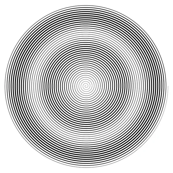 Ärkebiskoplig Spiral Snurra Snurra Virvel Designelement Stock Vektor Illustration Clip — Stock vektor