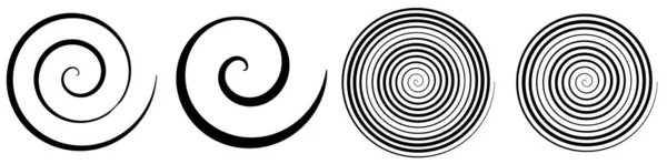 Архімедальна Спіраль Вихор Вихор Елемент Дизайну Вихор Стокова Векторна Ілюстрація — стоковий вектор