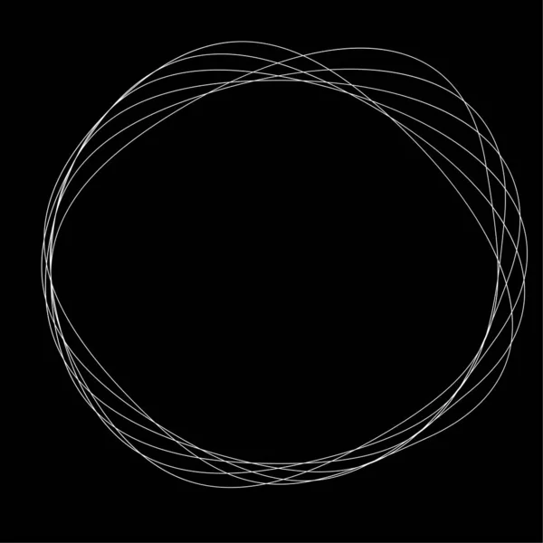 Geometrisches Kreisförmiges Abstraktes Motiv Symbol Symbol Radialer Strahlender Designelementvektor — Stockvektor