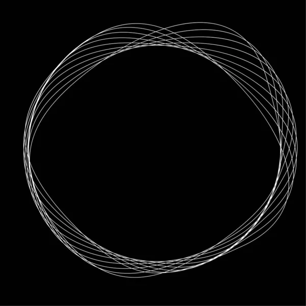 Geométrica Circular Motivo Abstrato Ícone Símbolo Radial Irradiando Vetor Elemento —  Vetores de Stock