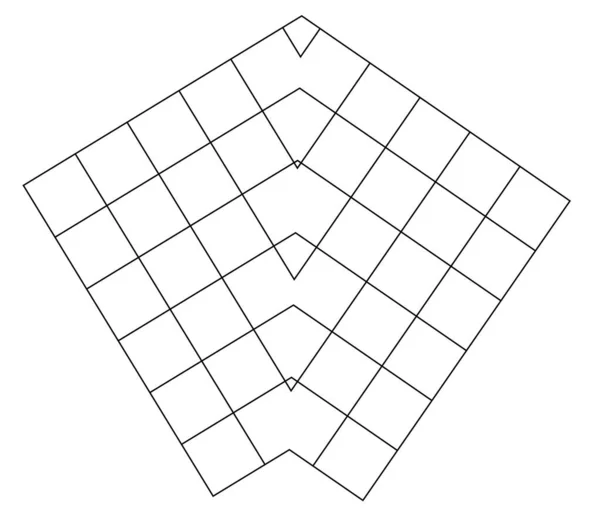 几何网格 抽象镜像网格 格栅图案元件 — 图库矢量图片