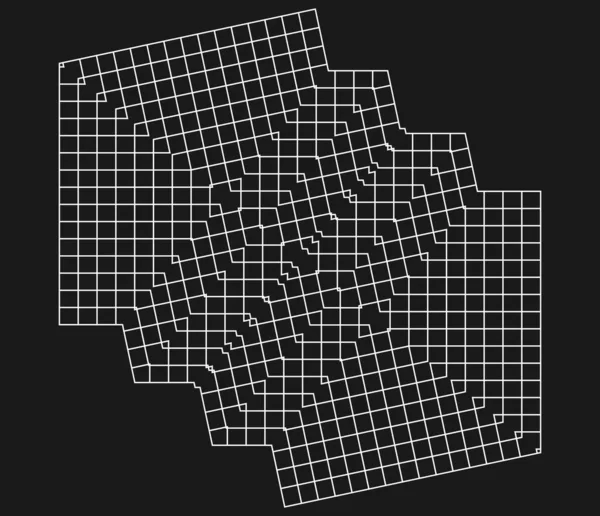 几何网格 抽象镜像网格 格栅图案元件 — 图库矢量图片