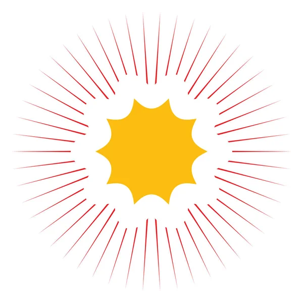 Precio Flash Starburst Icono Sunburst Vector Forma Ilustración Vector Stock — Archivo Imágenes Vectoriales