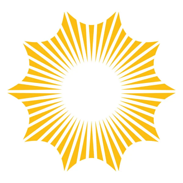 Precio Flash Starburst Icono Sunburst Vector Forma Ilustración Vector Stock — Vector de stock