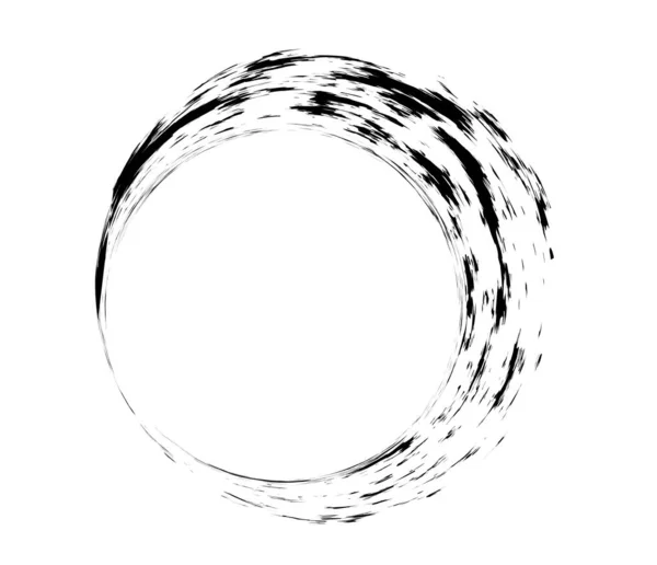 Ζωγραφική Βούρτσα Πινέλο Εγκεφαλικό Επεισόδιο Στοιχείο Κύκλου Εικονογράφηση Διάνυσμα Απόθεμα — Διανυσματικό Αρχείο