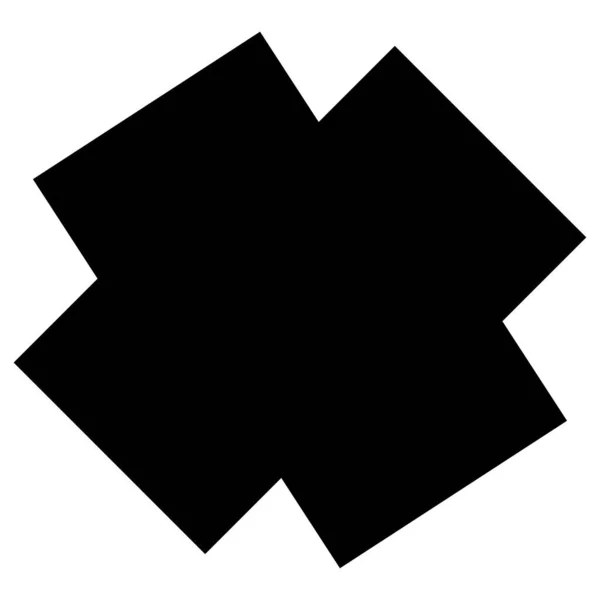Form Symbol Symbol Mit Abstrakter Geometrie Geometrischer Vektor — Stockvektor