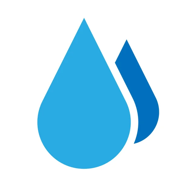 Water Liquid Fluid Drop Blob Icon Clear Water Symbol Stock — Stock Vector