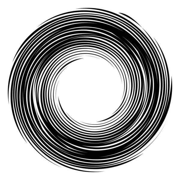 Spiral Redemoinho Twirl Design Shape Set Ilustração Vetor Estoque Gráficos —  Vetores de Stock