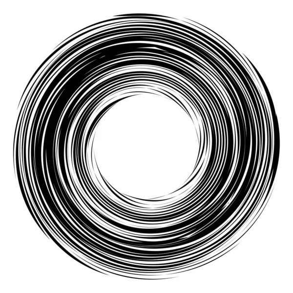 Spiral Redemoinho Twirl Design Shape Set Ilustração Vetor Estoque Gráficos — Vetor de Stock