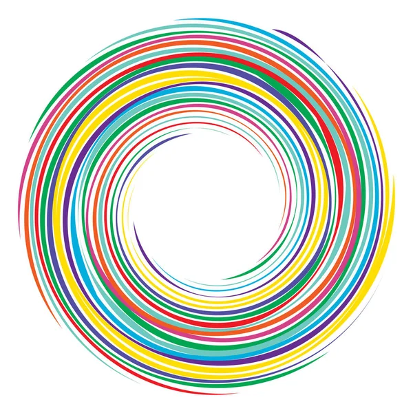 Spiral Redemoinho Twirl Design Shape Set Ilustração Vetor Estoque Gráficos — Vetor de Stock