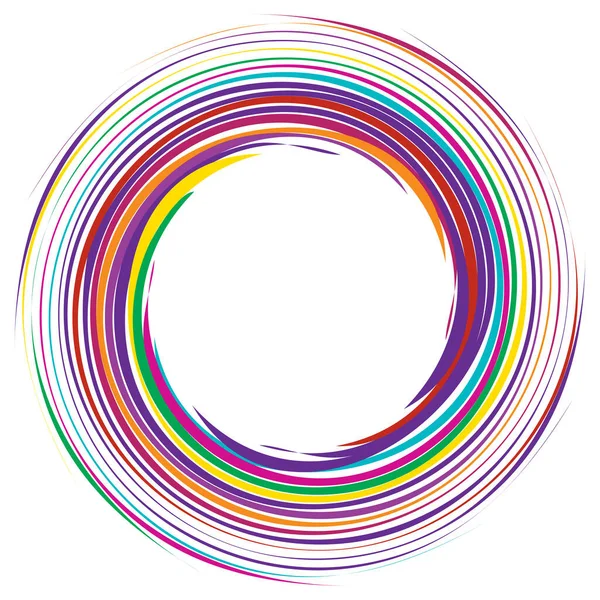 Spirale Vortice Twirl Design Set Stock Illustrazione Vettoriale Grafica Clip — Vettoriale Stock