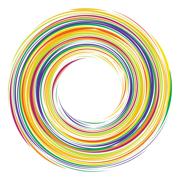 Spirale Vortice Twirl Design Set Stock Illustrazione Vettoriale Grafica Clip — Vettoriale Stock