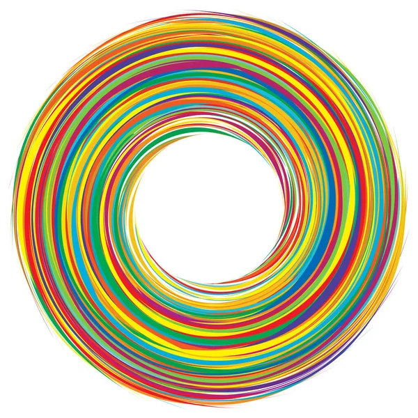 Spiral Redemoinho Twirl Design Shape Set Ilustração Vetor Estoque Gráficos — Vetor de Stock