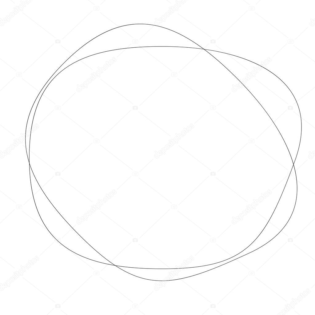 Geometric Circular abstract motif, icon, symbol. Radial, radiating design element vector